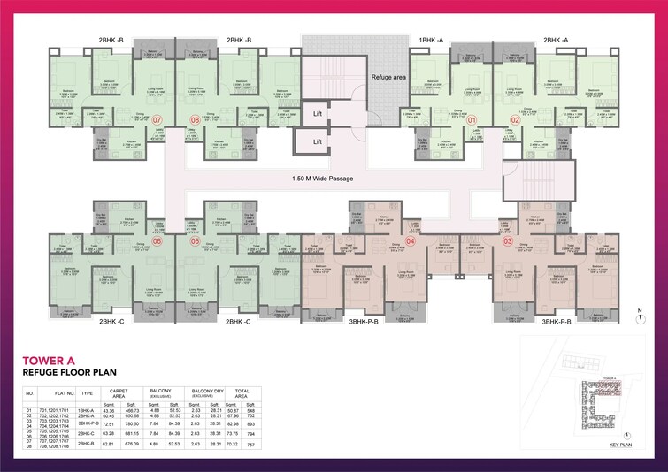 Kohinoor Sapphire Floor Plans 1