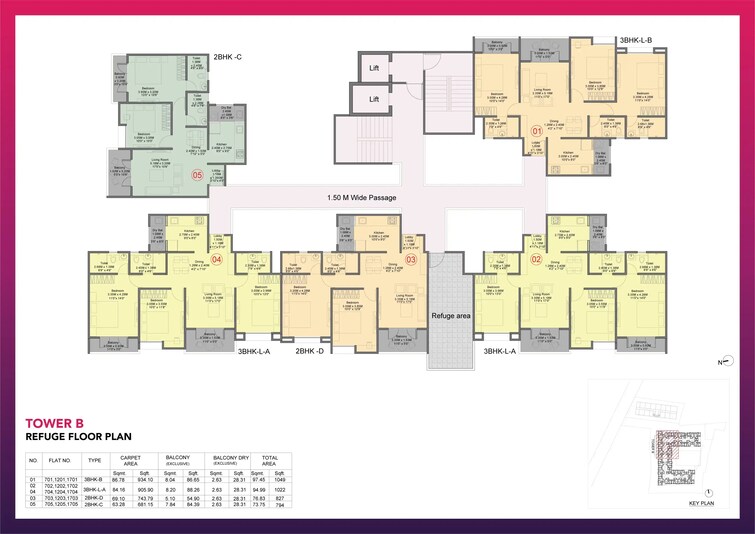Kohinoor Sapphire Floor Plans 2