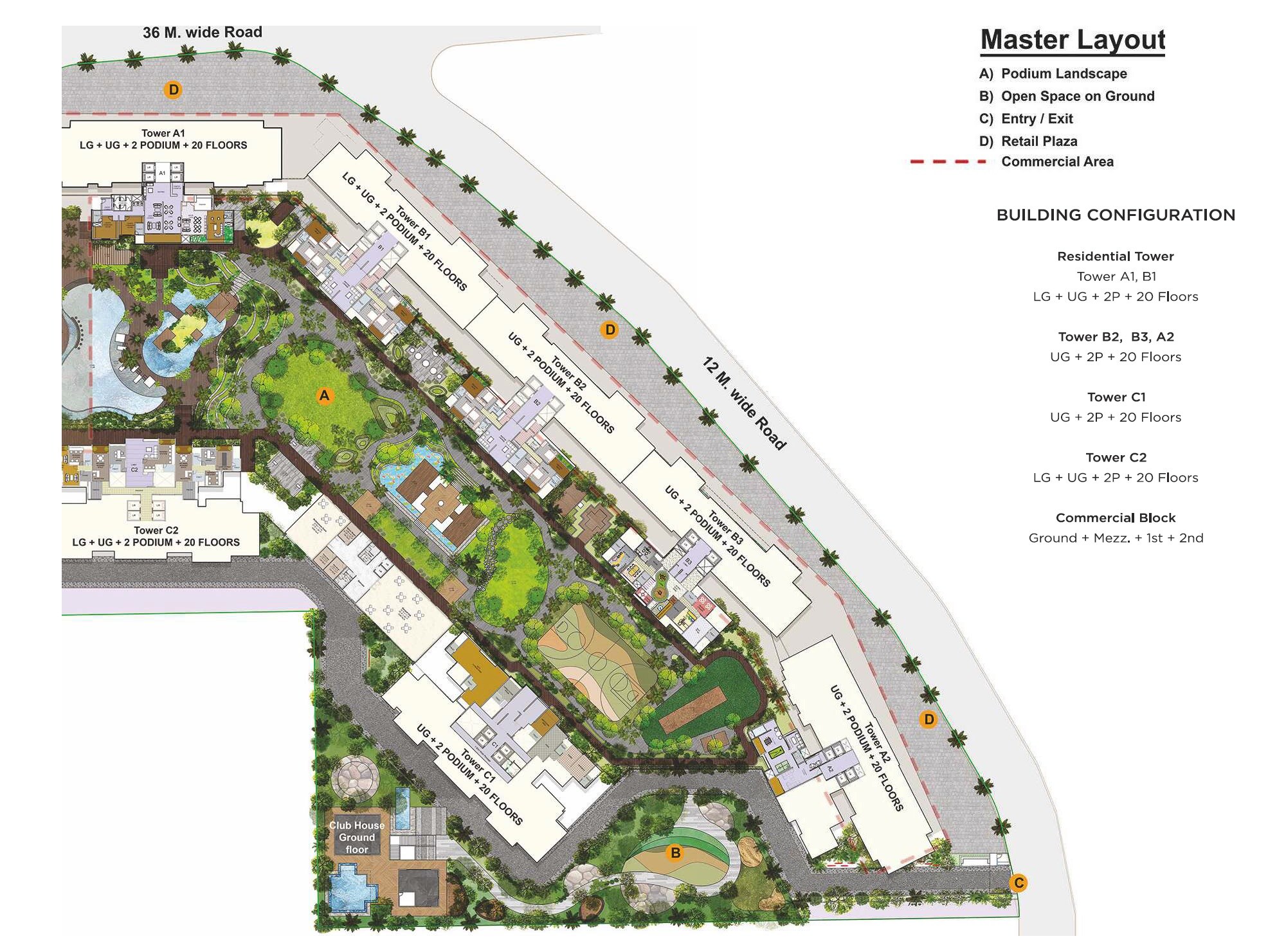Kohinoor Satori Master Plan 1