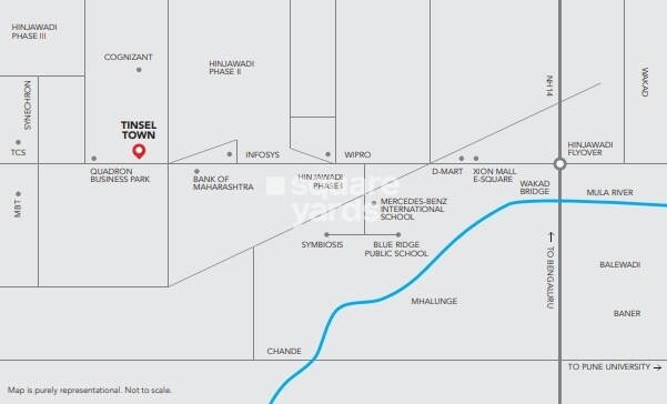 Kohinoor Tinsel Town Phase 2 Location Image