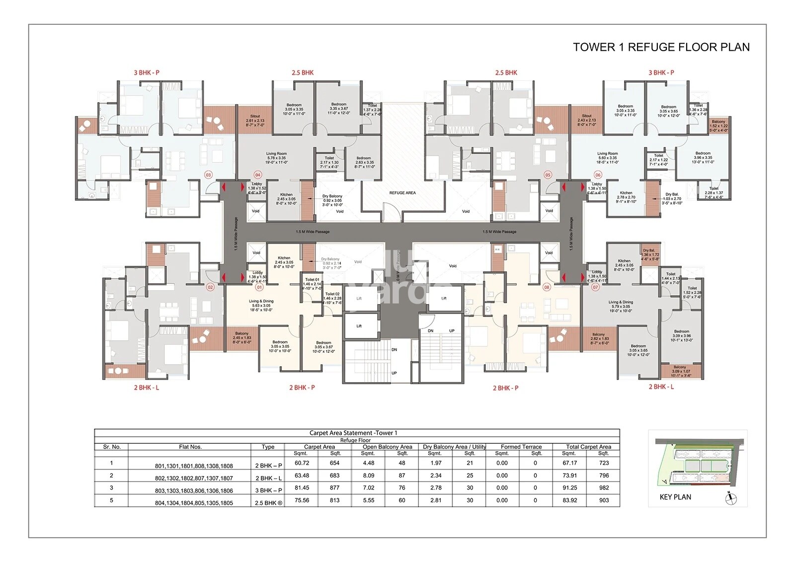 Kohinoor Uptown Avenue Floor Plans 1