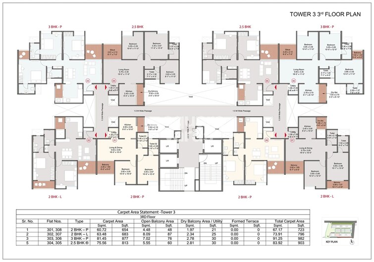 Kohinoor Uptown Avenue Floor Plans 3