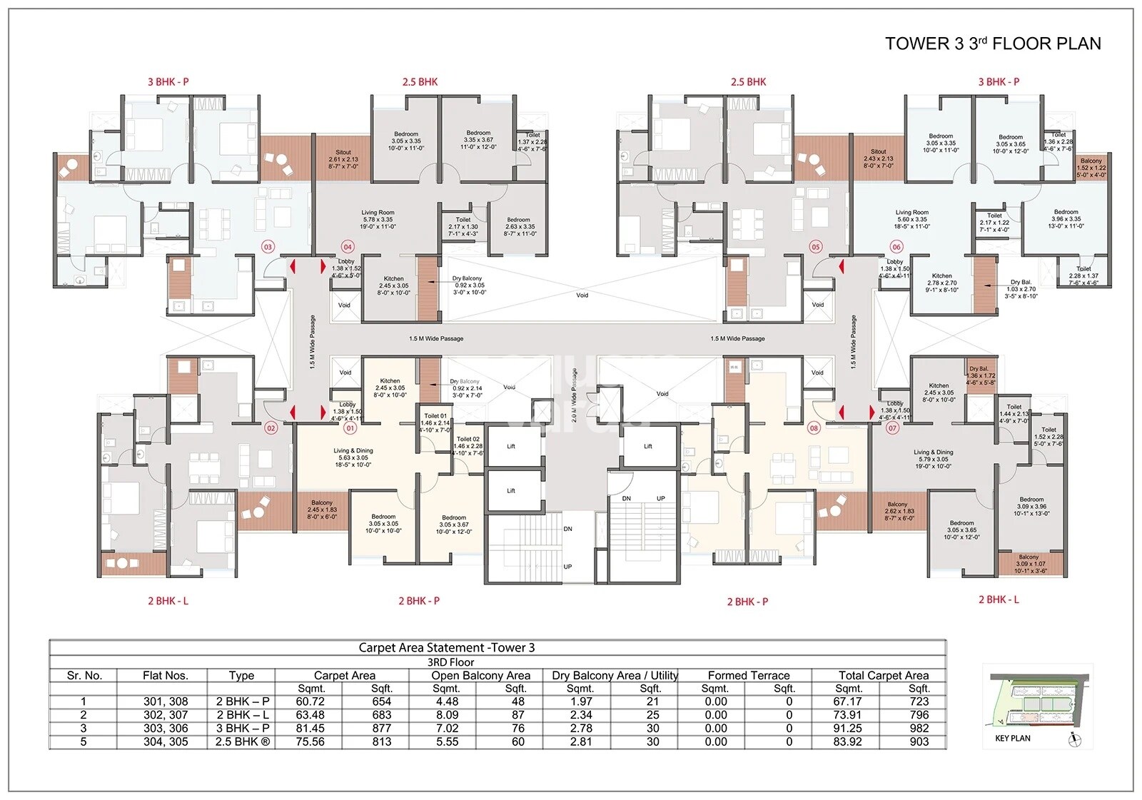 Kohinoor Uptown Avenue Floor Plans 3