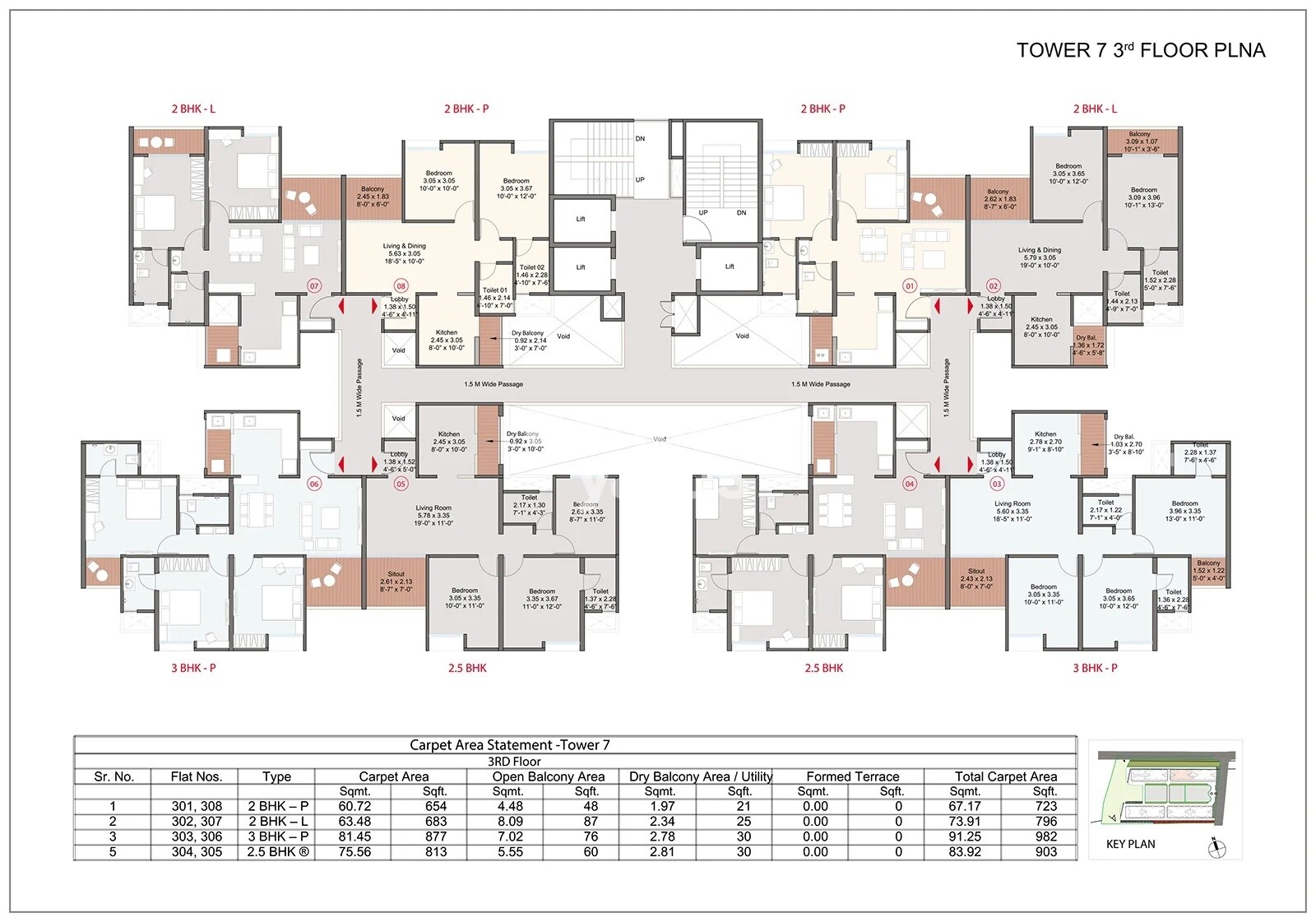 Kohinoor Uptown Avenue Floor Plans 9