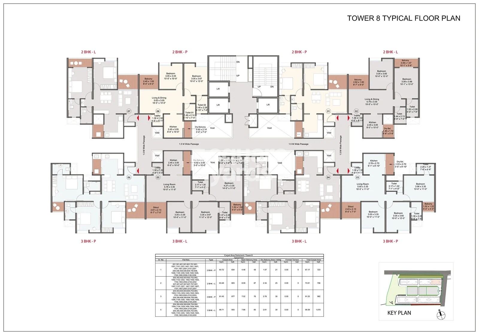 Kohinoor Uptown Avenue Floor Plans 15