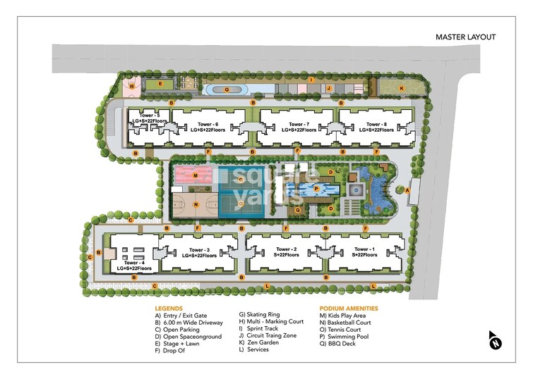 Kohinoor Uptown Avenue Master Plan Image