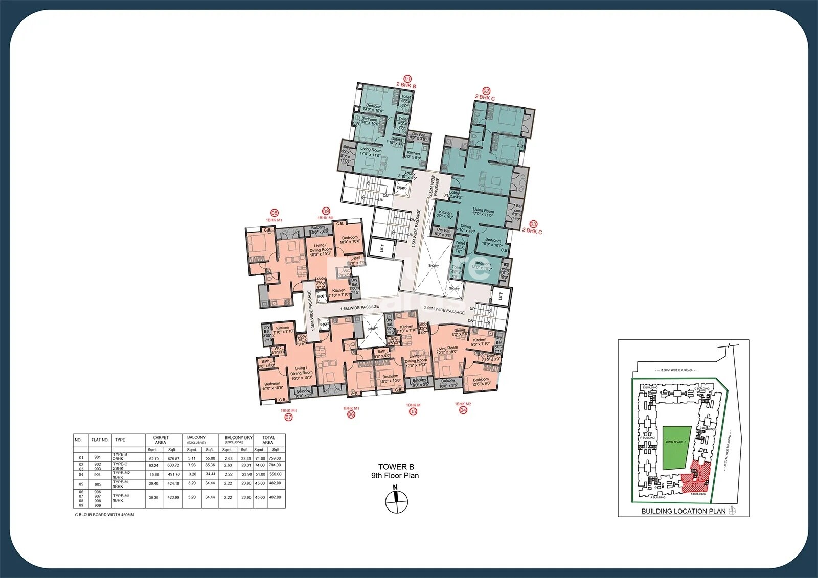 Kohinoor Viva City Floor Plans 4