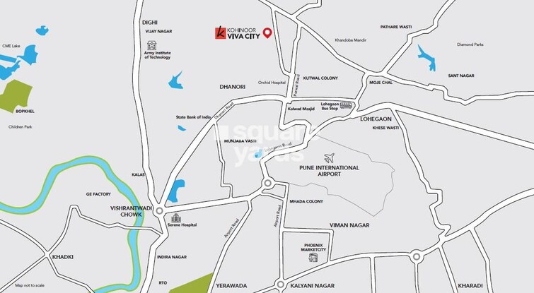 Kohinoor Viva City Location Image