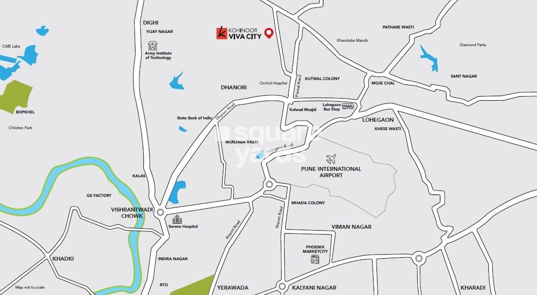 Kohinoor Viva City Location Image