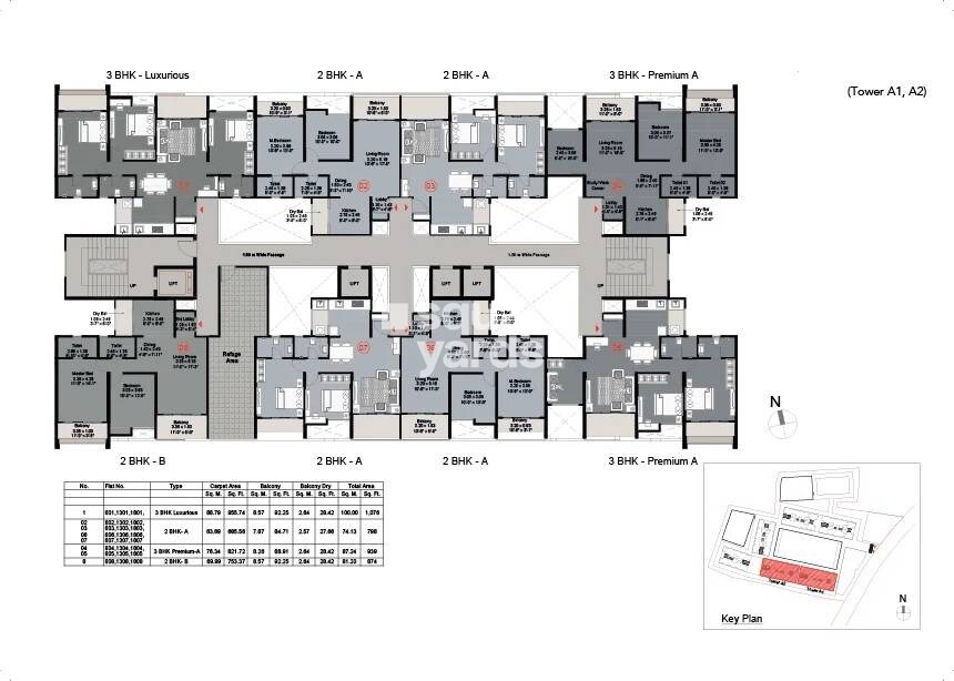 Kohinoor Westview Reserve Floor Plans 1