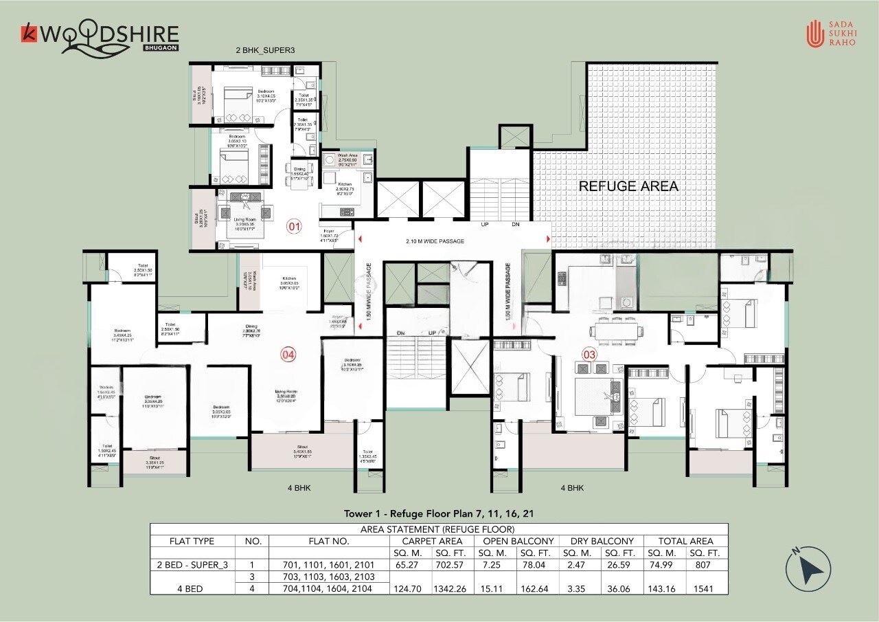 Kohinoor Woodshire Floor Plans