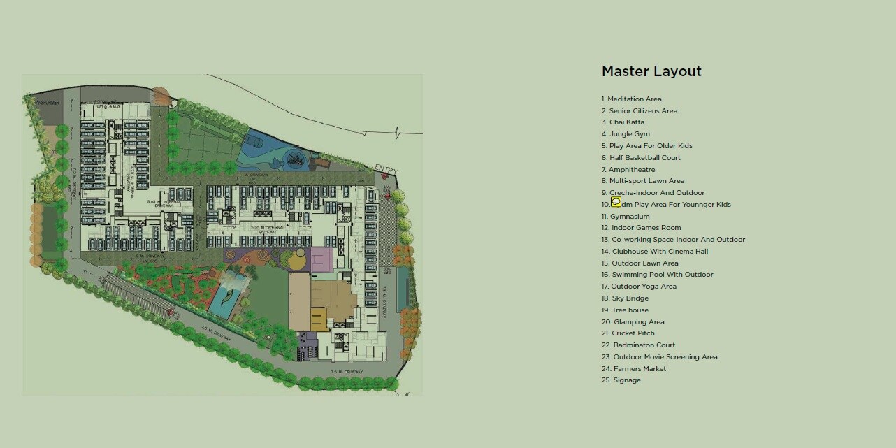 Kohinoor Woodshire Master Plan 1