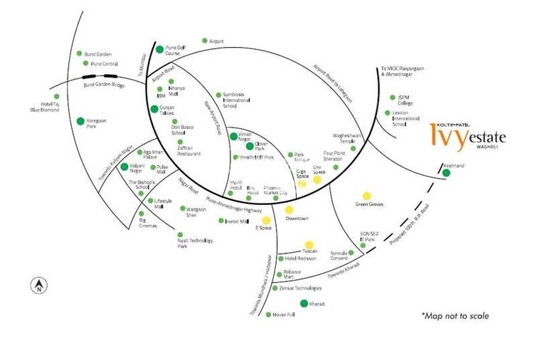 Kolte Ivy Estate Location Image