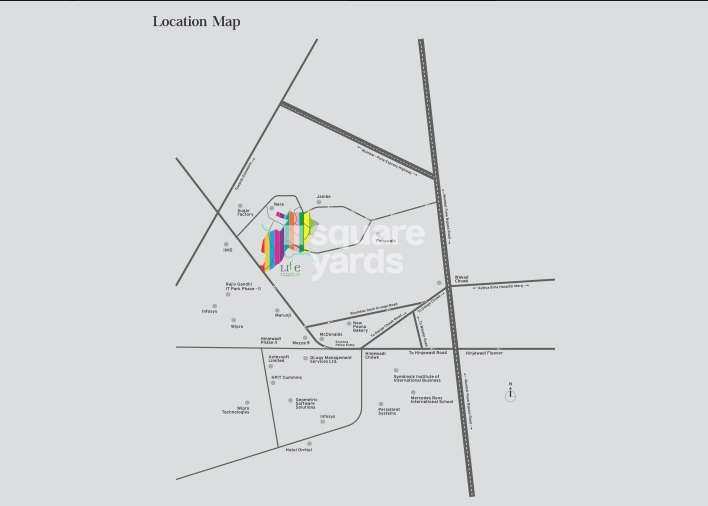 kolte patil 1st avenue project location image1