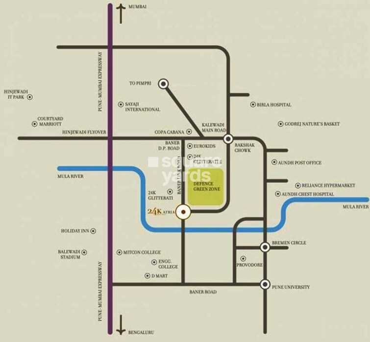 Kolte Patil 24K Atria Location Image