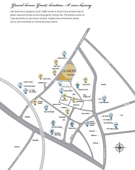 Kolte Patil 24K Glamore Location Image