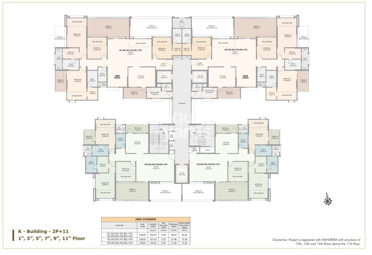 Kolte Patil 24K Stargaze Floor Plans 2