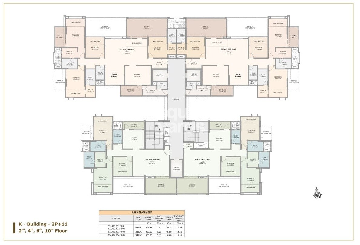 Kolte Patil 24K Stargaze Floor Plans 3