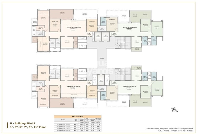 Kolte Patil 24K Stargaze Floor Plans 8