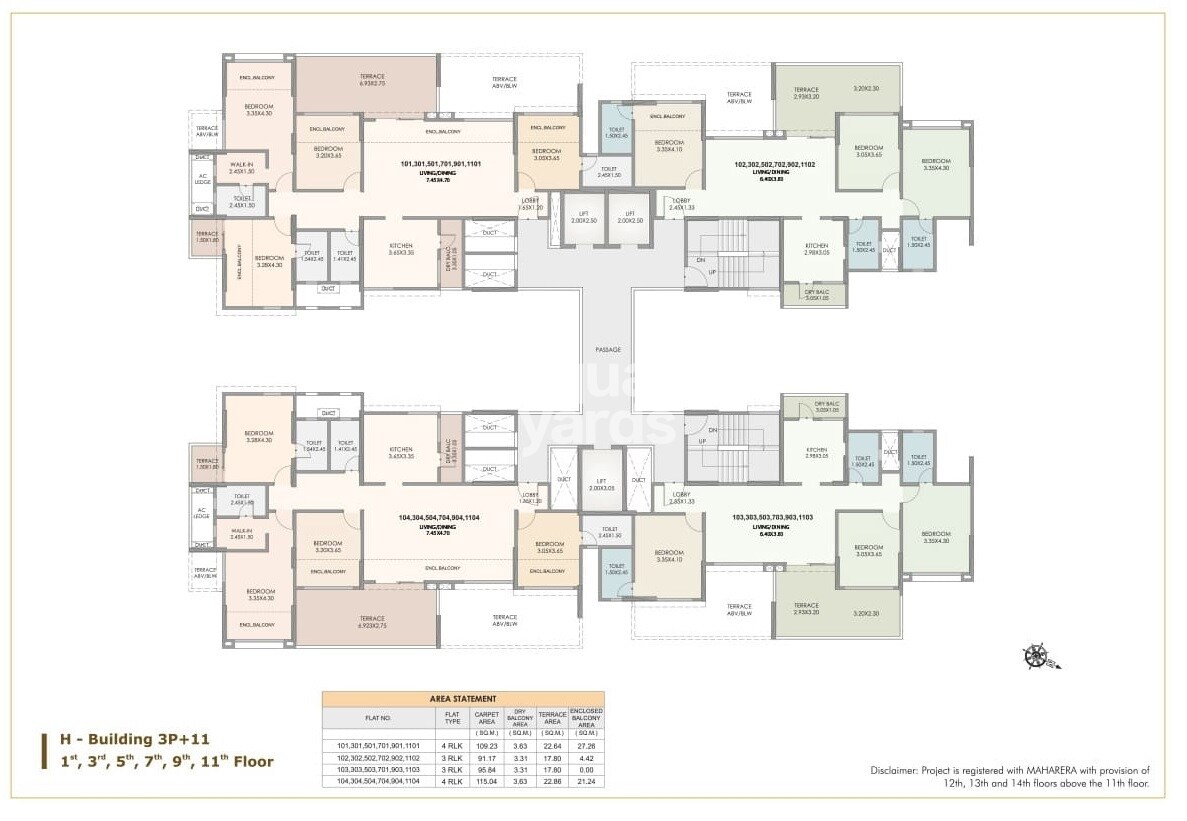 Kolte Patil 24K Stargaze Floor Plans 8