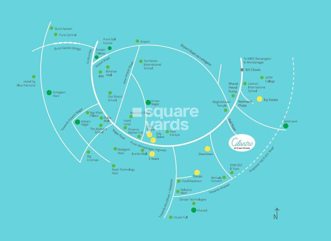 Kolte Patil Cilantro Location Image