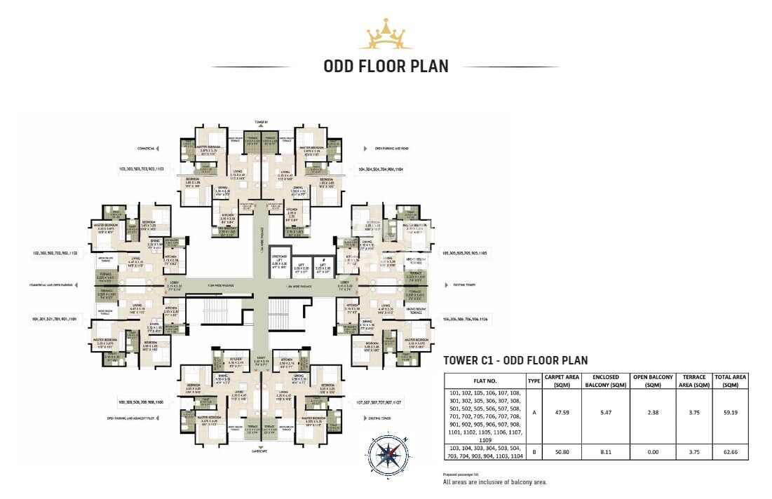 Kolte Patil Crown Floor Plans 2