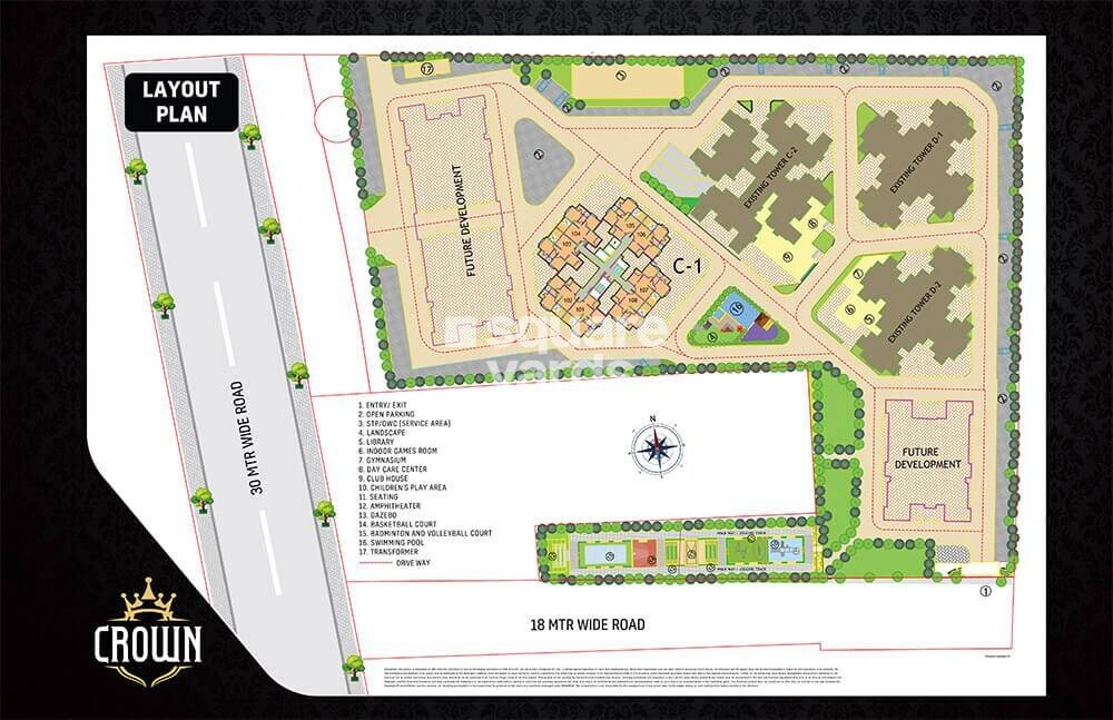 Kolte Patil Crown Master Plan Image