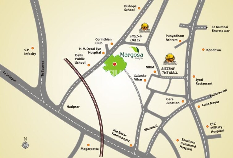 Kolte Patil Elburz Hills Dales Location Image