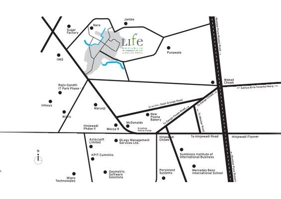 Kolte Patil Green Olive Location Image