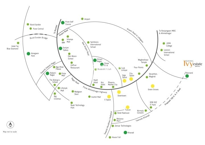 Kolte Patil Ivy Apartments Location Image