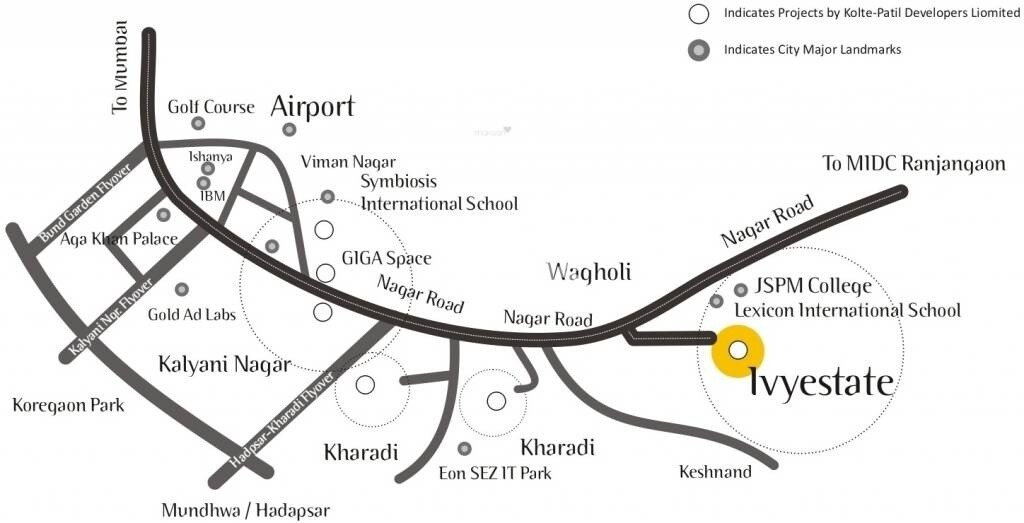 Kolte Patil Ivy Botanica Location Image