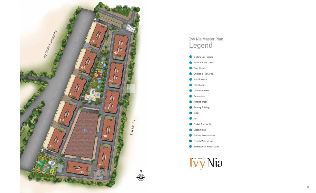Kolte Patil Ivy Estate Nia Master Plan 2