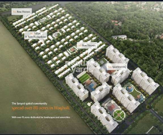 kolte patil ivy villa project master plan image1
