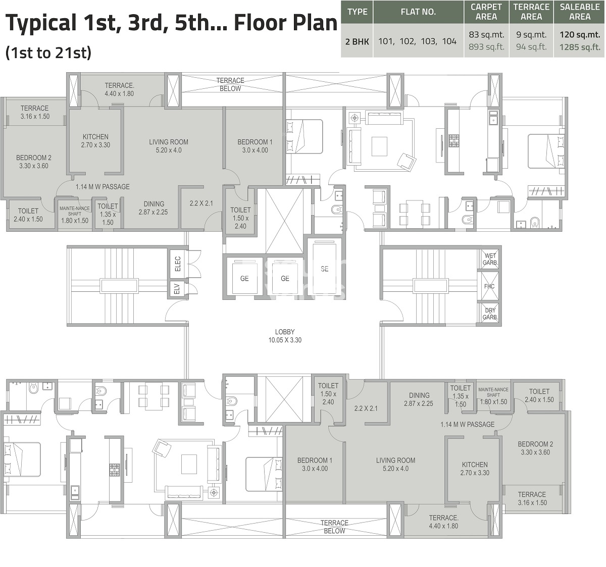 Kolte Patil Kothrud Baug Floor Plans