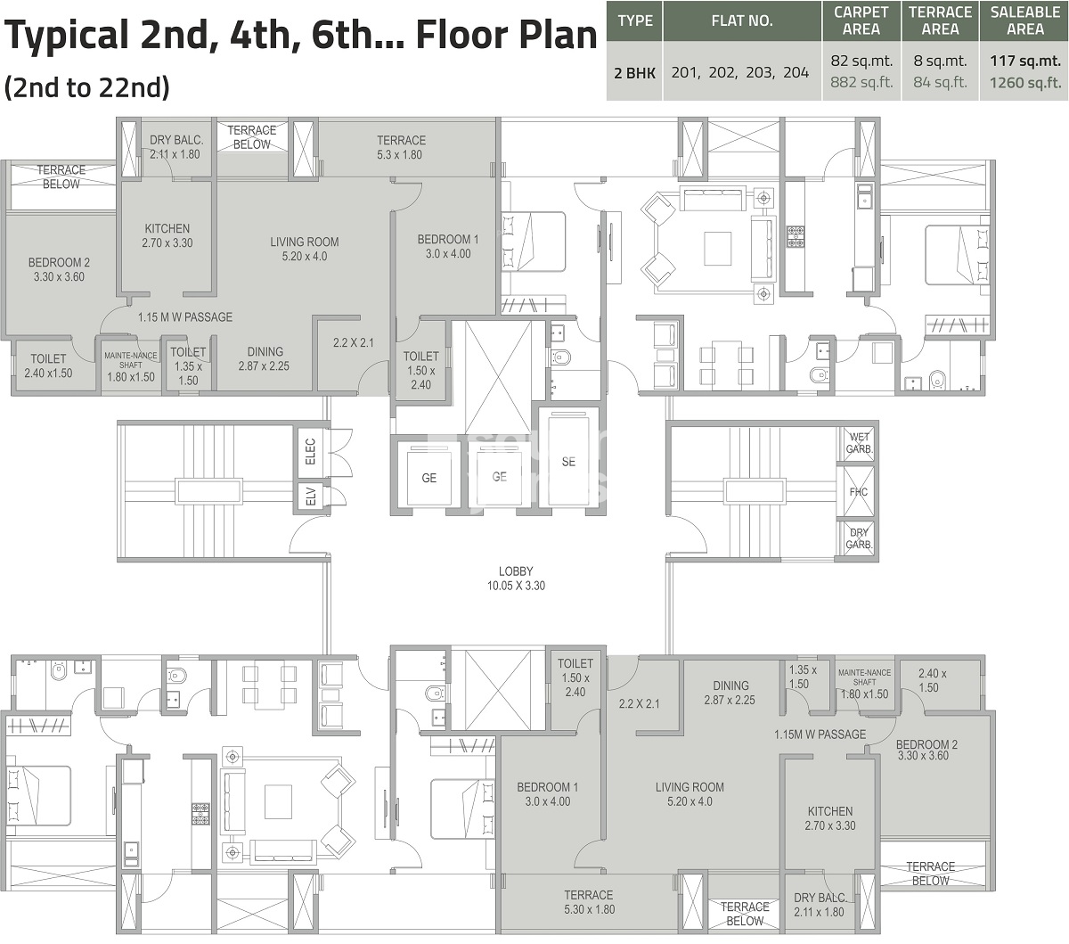 Kolte Patil Kothrud Baug Floor Plans