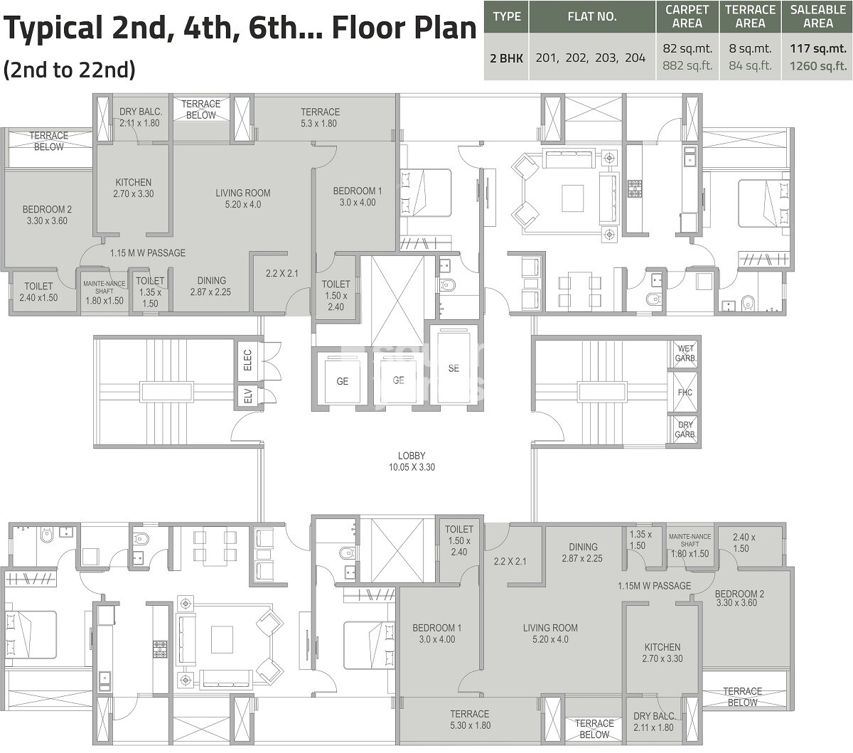 Kolte Patil Kothrud Baug Floor Plans