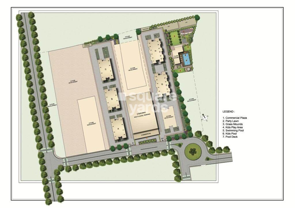 Kolte Patil Life Republic 16th Avenue Arezo Master Plan 1