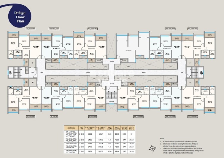 Kolte Patil Life Republic 16th Avenue Arezo Floor Plans 2