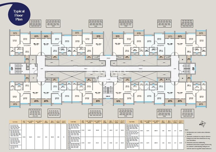 Kolte Patil Life Republic 16th Avenue Arezo Floor Plans 1