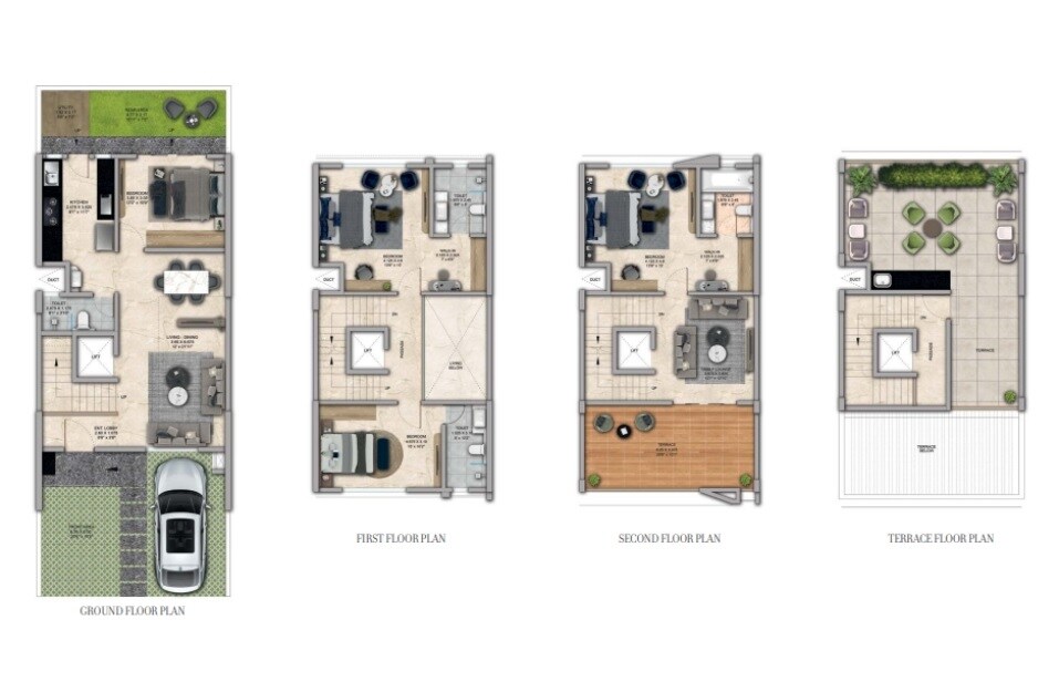 Kolte Patil Life Republic 24K Espada Floor Plans