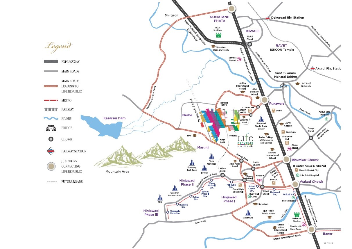 Kolte Patil Life Republic 24K Espada Location Image