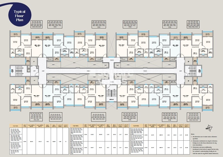 Kolte Patil Life Republic Arezo Floor Plans 1