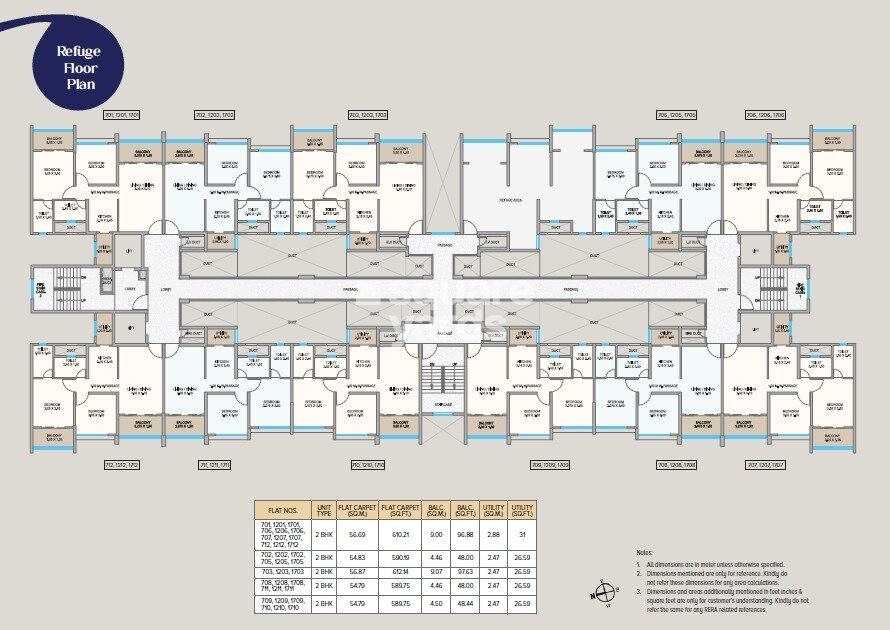 Kolte Patil Life Republic Arezo Floor Plans 2