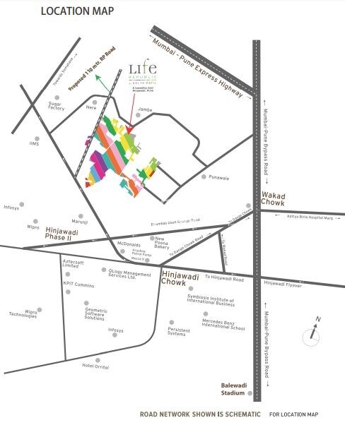 Kolte Patil Life Republic Arezo Location Image