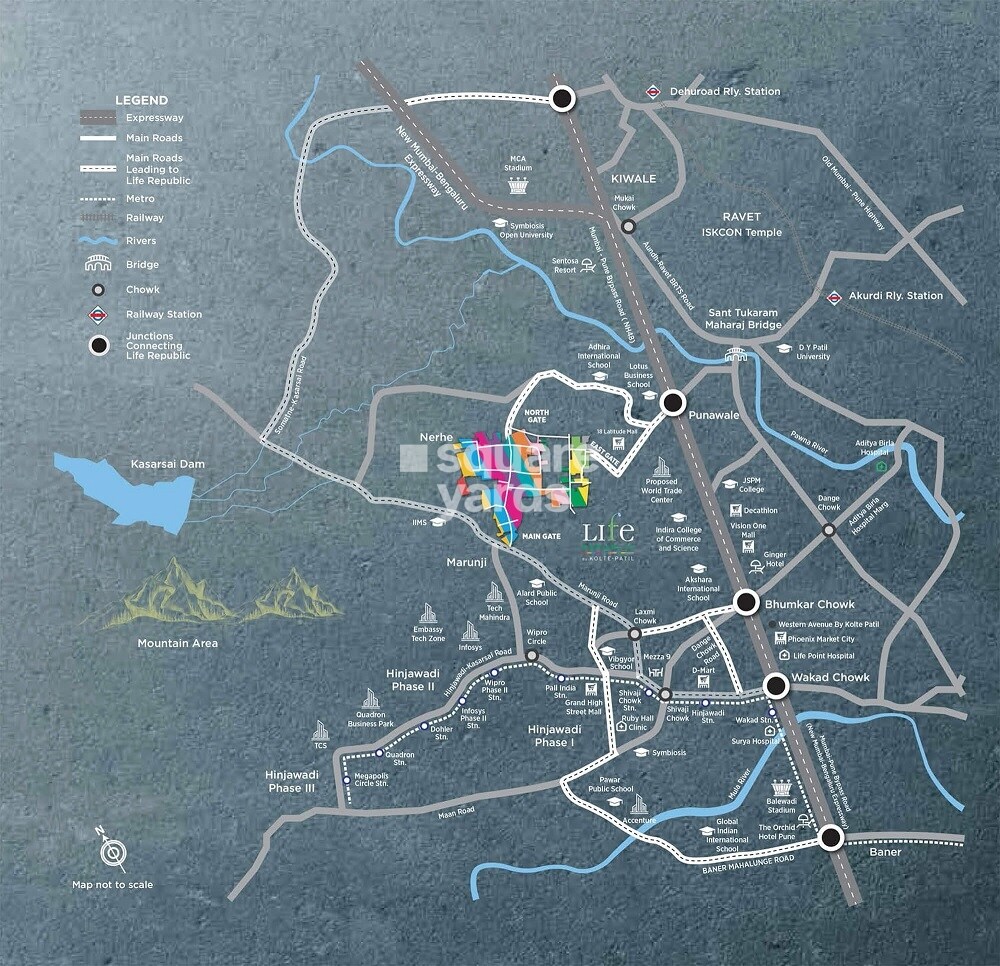 Kolte Patil Life Republic Aros Location Image