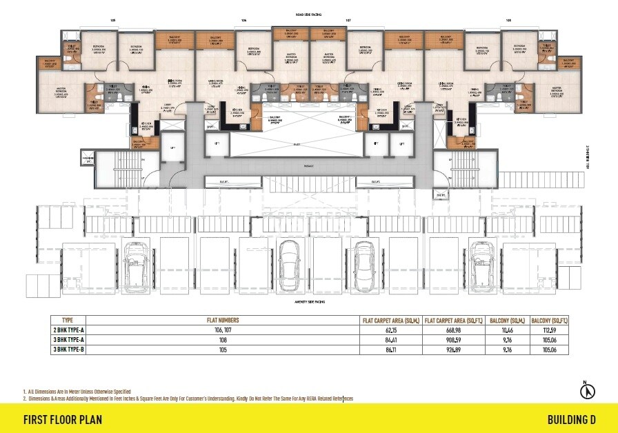 Kolte Patil Life Republic Atmos Floor Plans 1