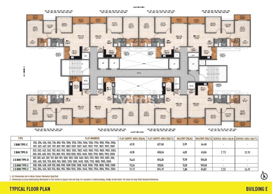 Kolte Patil Life Republic Atmos Floor Plans 5