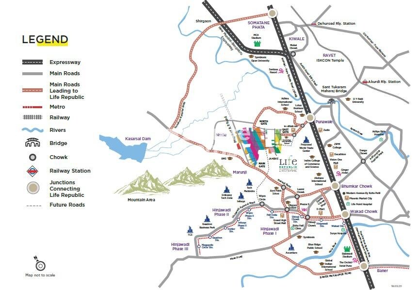 Kolte Patil Life Republic Atmos Location Image