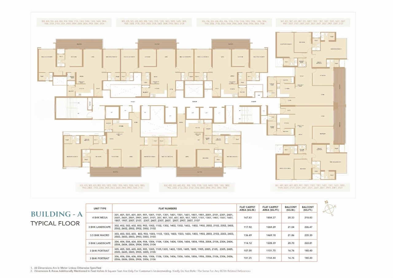 Kolte Patil Life Republic Canvas Floor Plans