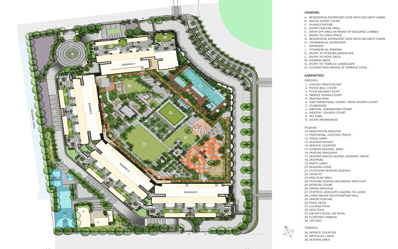 Kolte Patil Life Republic Canvas Master Plan 1